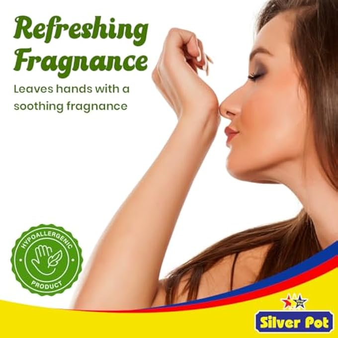 Silver Pot ALOE VERA HAND WASH  400ML  GENTLE HYDRATING FORMULA WITH SOOTHING ALOE VERA SCENT, EFFECTIVE GERM PROTECTION, AND DAILY CARE - Image 5